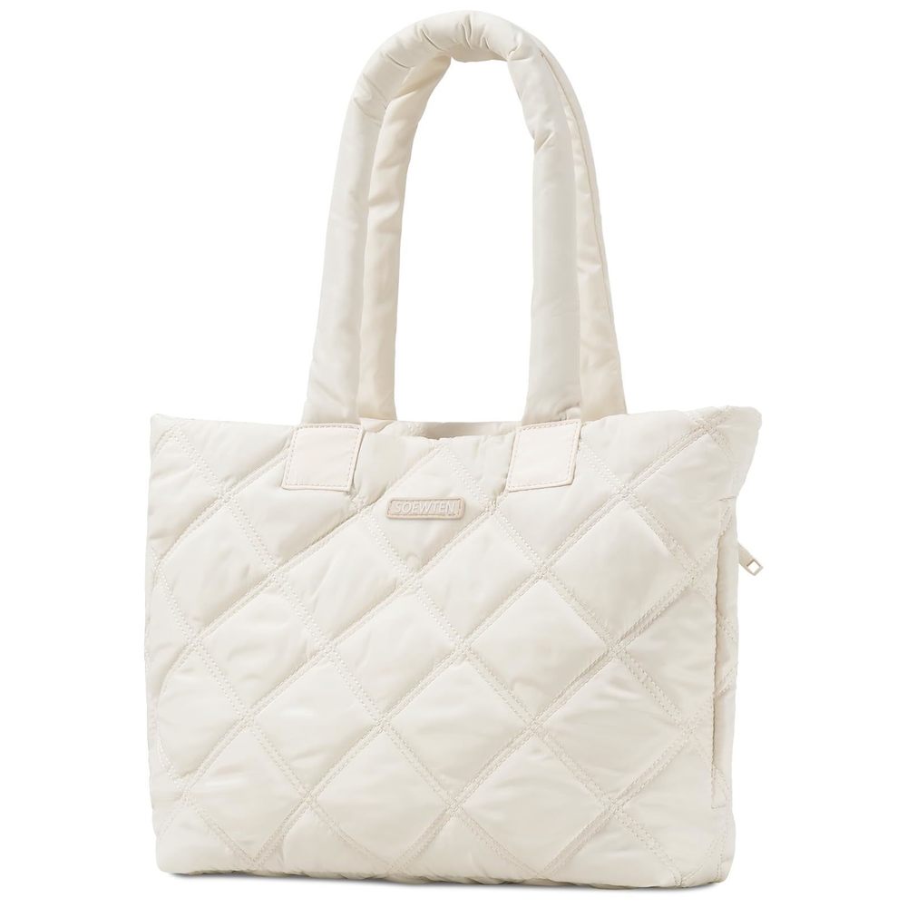 Puffer Tote Bag, Quilted Bag With Zier, Small Tote Handbags ^_^